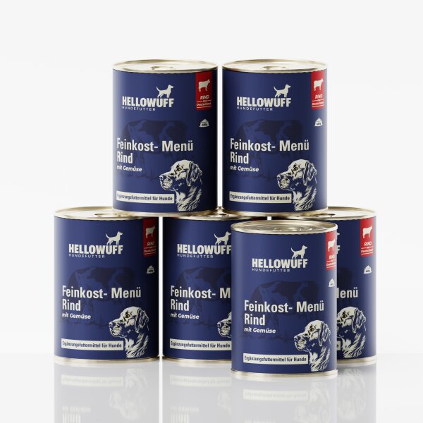Feinkost Menü Rind mit Gemüse 6 x 400 g