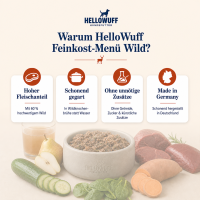 Feinkost Menü Wild mit Gemüse 12 x 800 g