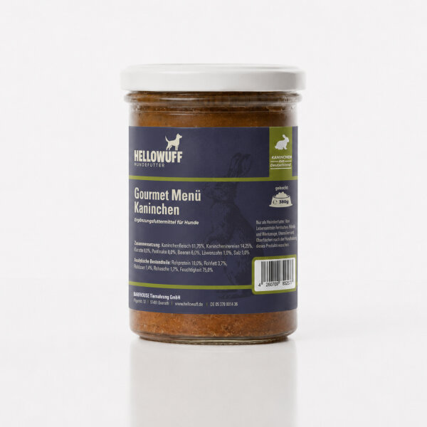 Gourmet Menü Kaninchen