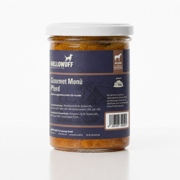 Gourmet Menü Pferd